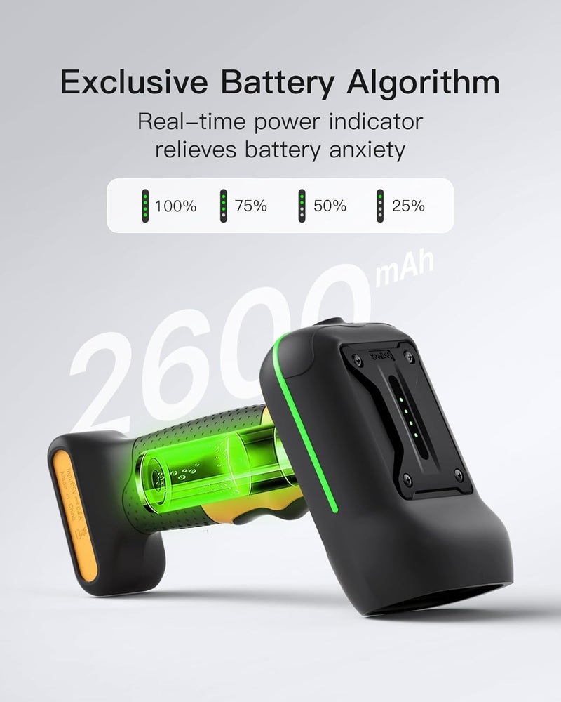Inateck Industrial Barcode Scanner Bluetooth, 1D Scanner Wireless with IP67 Waterproof and Dustproof, Handscanner with App & SDK，BCST-61 - Image 5